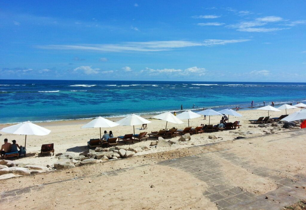 Pandawa Beach Front View